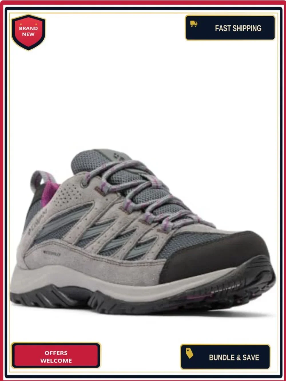 Columbia Women's Crestwood Waterproof Hiking Shoes